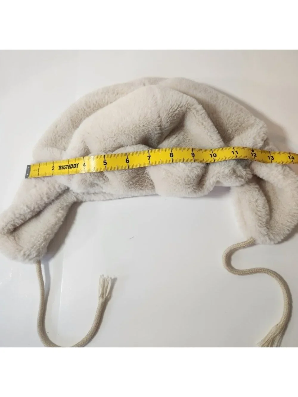 LA Express Faux Fur‎ Trapper Hat Cream Beige Ushanka Winter Ear Flap Cap unisex